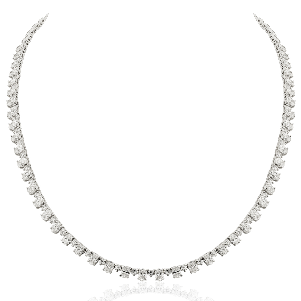 7,85 Ct. Diamond Design Necklace